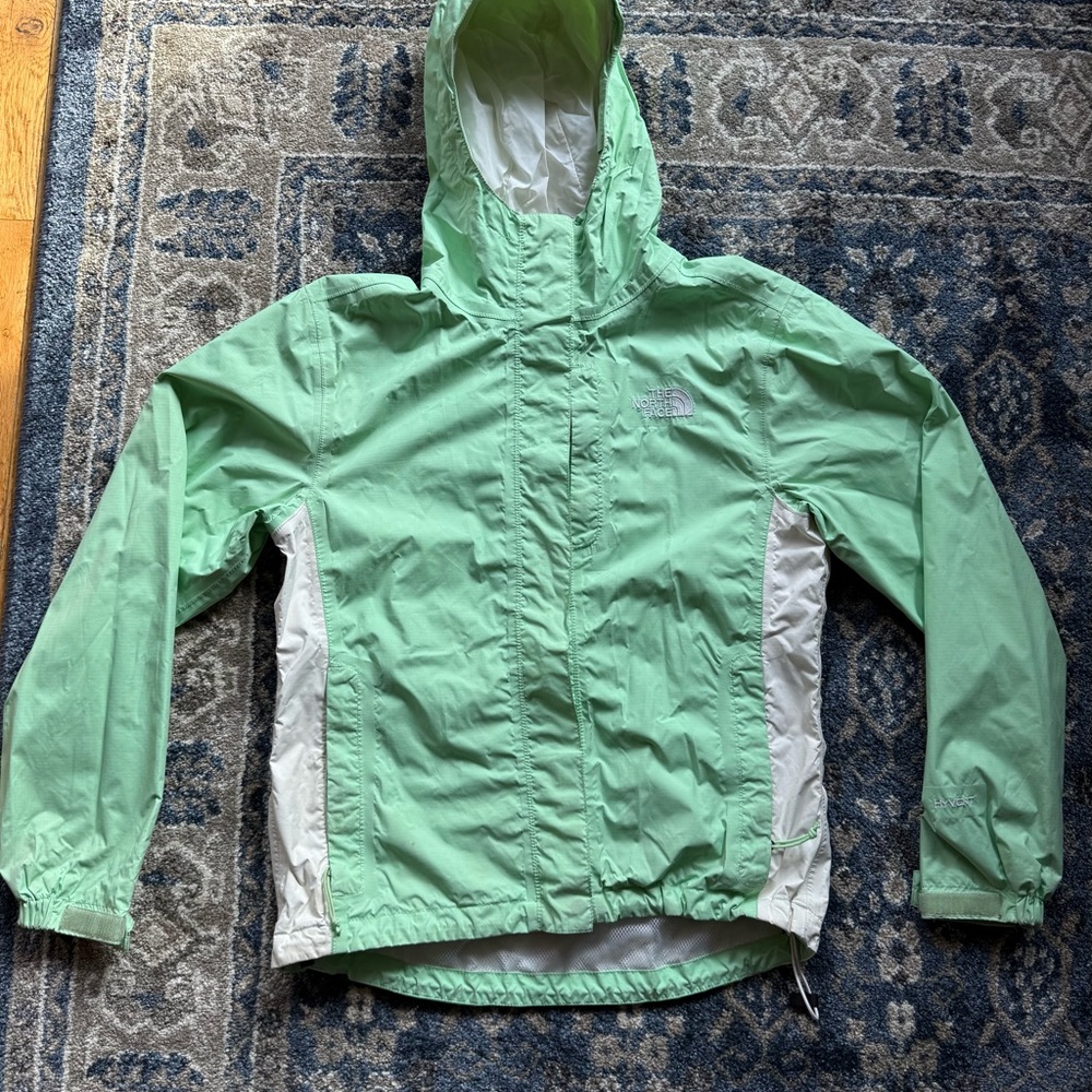 The North Face Women’s Mint Green Raincoat